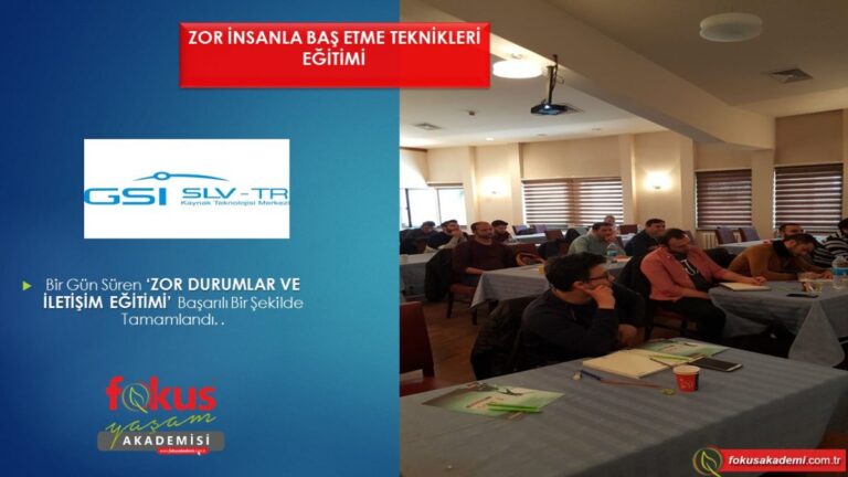 Zor Durumlar ve İletişim Eğitimi