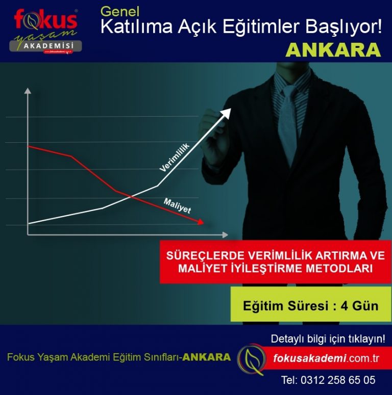 Süreçlerde Verimlilik ve Maliyet Düşürme Teknikleri Eğitimi