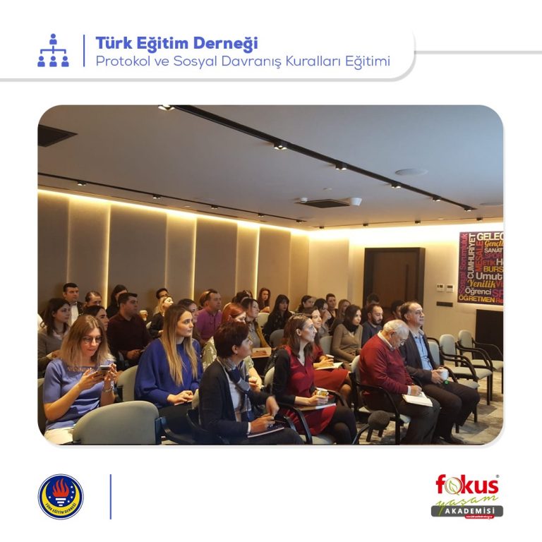 TED – Protokol ve Sosyal Davranış Kuralları Eğitimi