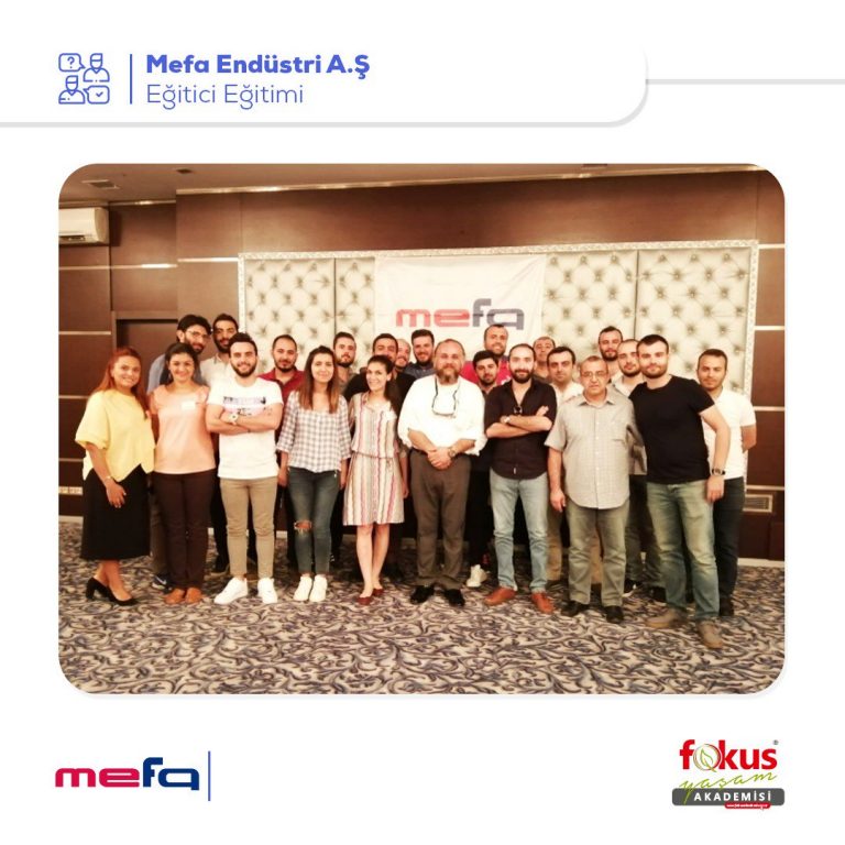 Mefa Endüstri – Eğiticinin Eğitimi