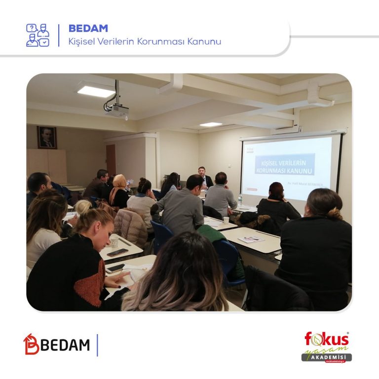 BEDAM – Kişisel Verilerin Korunması Kanunu Eğitimi