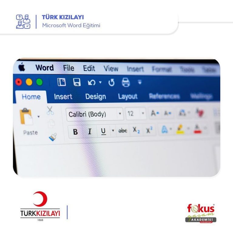 Türk Kızılayı – Microsoft Word Eğitimi