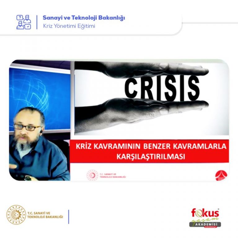 Sanayi ve Teknoloji Bakanlığı – Kriz Yönetimi Eğitimi
