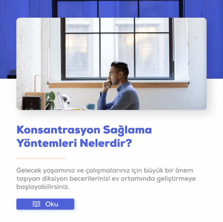Konsantrasyon Sağlama Yöntemleri Nelerdir?